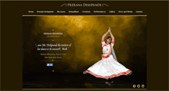Desktop Screenshot of preranadeshpande.com
